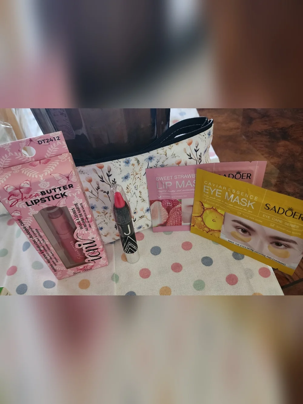Lip Bundle Beauty Set w/ Nexxt Lip Mask Plumper + Makeup Bag 💄